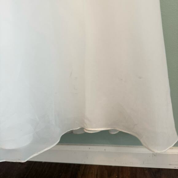 Aspeed USA Gown XS Wedding Bride Crystals Beaded Open Back Lace Sleeveless White - Picture 11 of 14